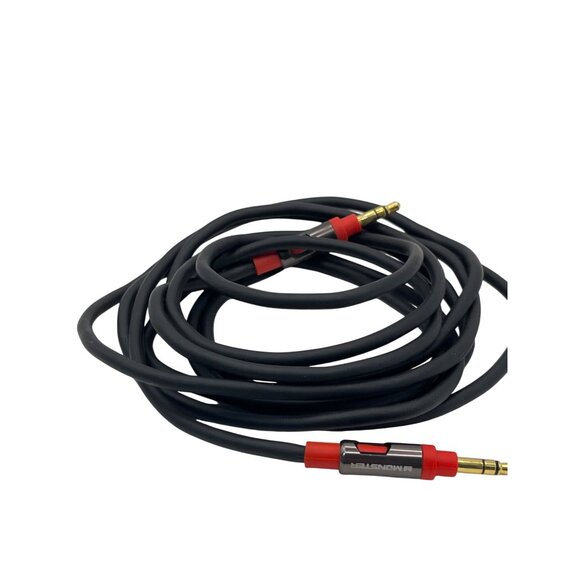 Monster 3.5mm Auxiliary Audio Cable With Gold Plated Connectors & Durable Design - Picture 2 of 4